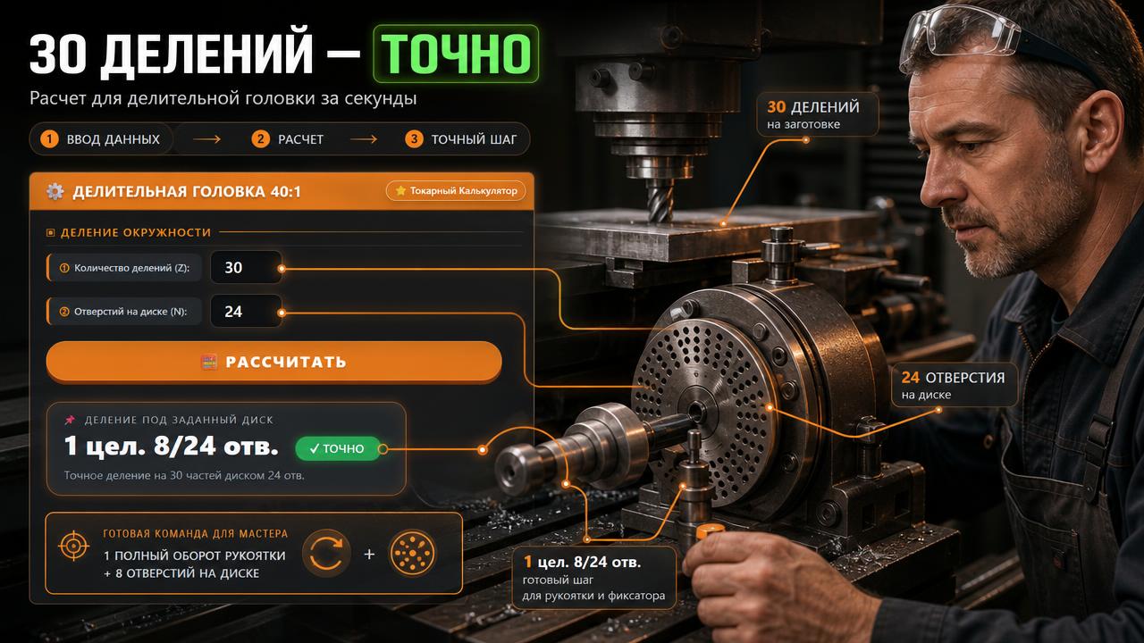 Делительная головка УДГ 40:1